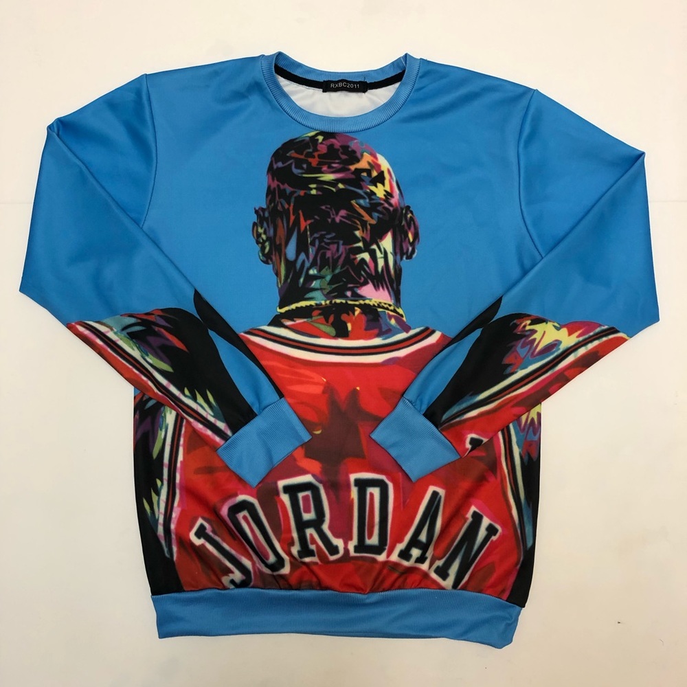 🔥Michael Jordan Double Sided Crewneck